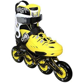 KRF - Patines Freeskate unisex Impact 4*90 amarillo