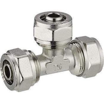 Raccord multicouche compression té égal ø16 NOYON & THIEBAULT