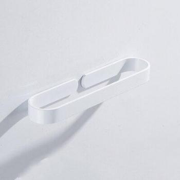 Black Aluminum Wall-Mounted Towel Rack