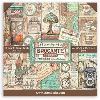 Scrapbook‑Set „Brocante Antiques“ – 10 Seiten