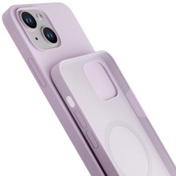 3mk Schutzhülle Hardy Silicone MagCase für Apple iPhone 14, Light Purple