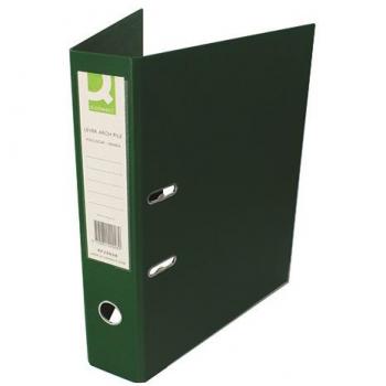 Q Connect Lever Arch File Foolscap Polypropylene Green - KF20028