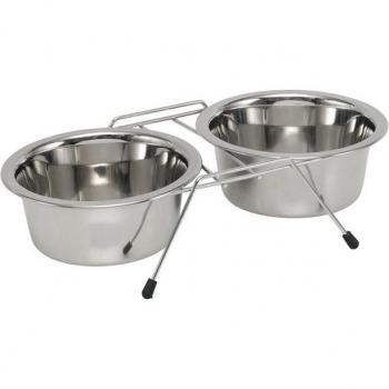 Nobby Tablette à Nourriture Inox pour Chien 16 cm
