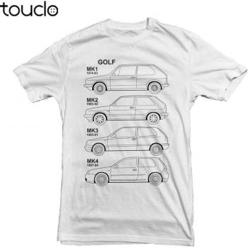 German Classic Car Golfer Mk1 - Mk4 Men's T-Shirt - White Summer Style