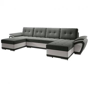 Sofá rinconero Arvada 115, gris, función de descanso