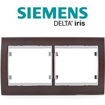 Plaque Horizontale Bois Wengé Delta IRIS Siemens