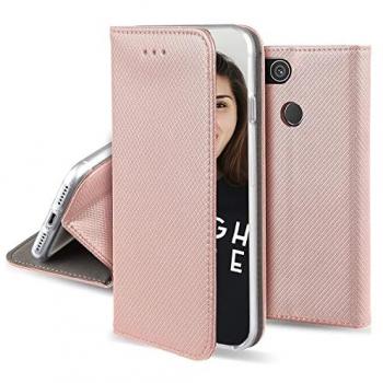 Funda Soporte Cine Oro Rosa para iPhone 14 Pro