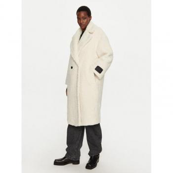 Veste Hugo Malite‑1 Shearling Oversize Beige
