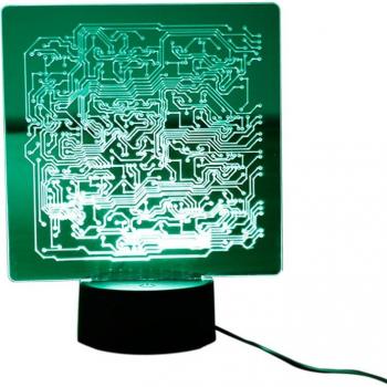 Farbwechselnde Acryl Nachtlampe