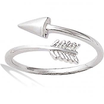 Silver Arrow of Love Ring – 15 mm × 10 mm (52 K)