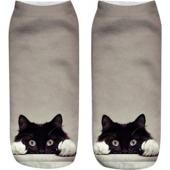Calcetines Unisex Casual de Gato 3D Impreso