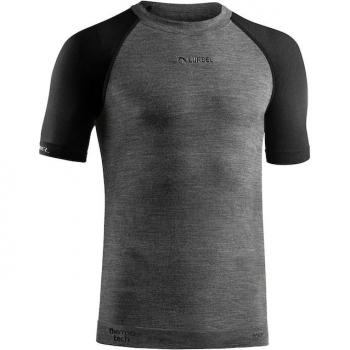 Camiseta de trail Lurbel Move Short Sleeves para hombre, gris/negro