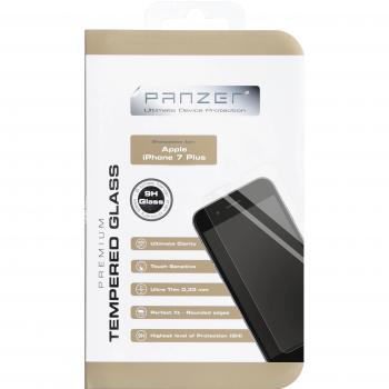 Original Tempered Glass Display Protector for Apple iPhone 7 Plus by Unknown Panzer 389602 (Anti-Fingerprint, 9H Hardness Grade, Rounded Edges, 0.33mm Thin)