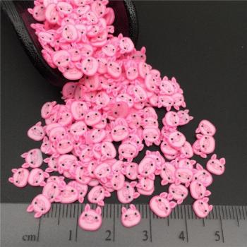 Argile Polymère Rose Cochon 50g – Décoration Bricolage & Nail Art