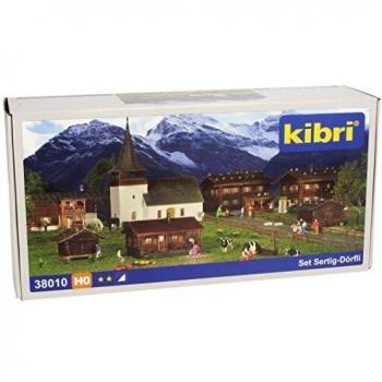 315-38010 Set Sertig-Dörfli Kibri Modellbausatz, Spur H0, Ma