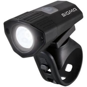 Sigma Buster 100 USB Lamp voor Fietshelm/stuur - Zwart Siliconen