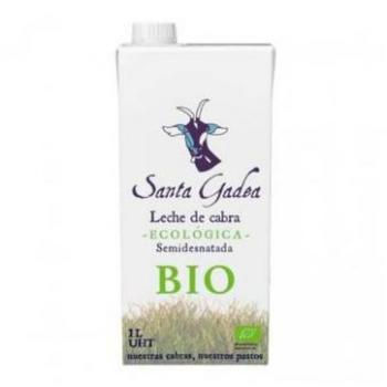 Leche Semidesnatada de Cabra Eco UHT 1L - Santa Gadea