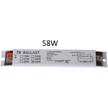 Ballast fluorescent T8 30W double tube