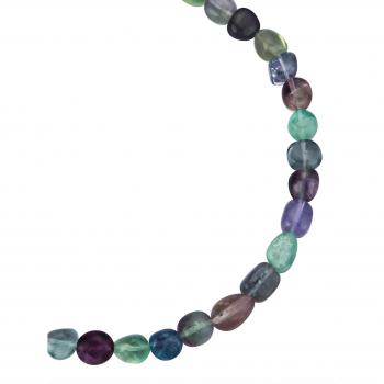 KLiNGEL Damen-Fluoritkette in Regenbogenfarben