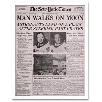 Vintage Apollo 11 Wall Art – Neil & Edwin on the Moon
