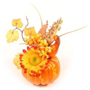 Autumn 3D Simulation Pumpkin Maple Leaf Pomegranate Table Props
