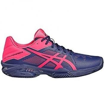 ASICS Gel-Solution Speed 3 Women's Blue Padel Shoes - Size UK 4.5