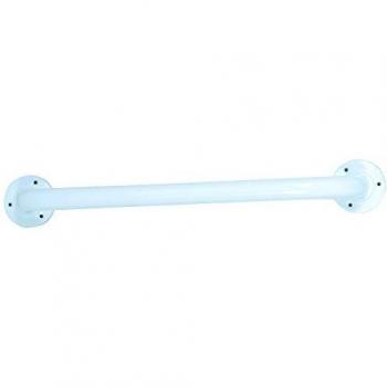 Barre d'appui en acier blanc de 30cm MSV
