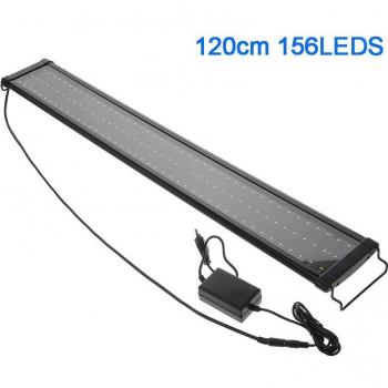 Lampe LED aquatique multicolore à spectre complet, 30-110 cm, ultra fine pour éclairage de croissance marine