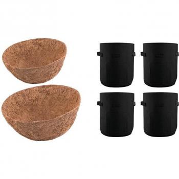 7 Gallon Potato Grow Bags Set with 14 Inch Round Replacement Liners