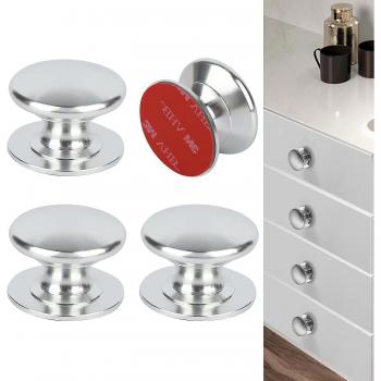 Pack 4 pièces de boutons aluminium autocollants Heyone