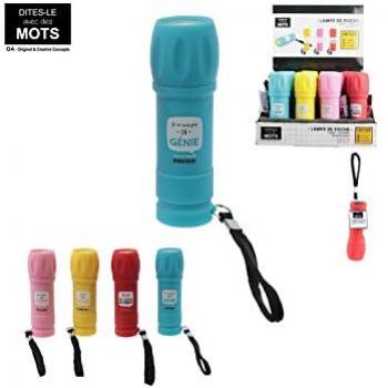 Lampe torche cob - 4 ass