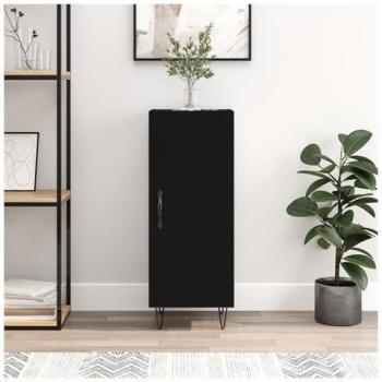 Credenza in legno multistrato nero 34,5x34x90 cm – Vidaxl