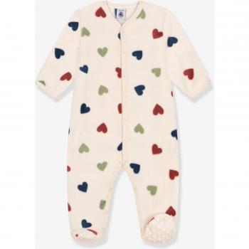 Pyjama Bébé Cœurs PETIT BATEAU Beige Coton