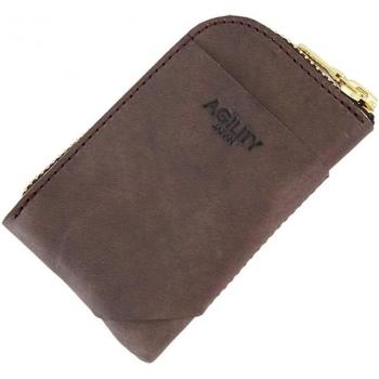 Estuche multifunción AGILITY Affa Elba Mat 6 con pasador para tarjetas y espacio para llaves, color gris