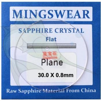 Plaque Verre Saphir 28-32 mm 0,8 mm – Paquet 2 pièces