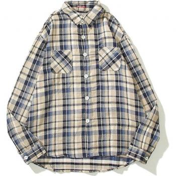 Kenijima Plaid Bluse