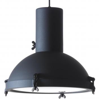 Projecteur 365 - Suspension bleu nuit/satiné/H 34cm/Ø 36cm/sans ampoule