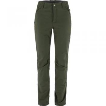 Pantaloni lunghi Fjällräven Abisko Winter Stretch Regular verde bosco donna - 38