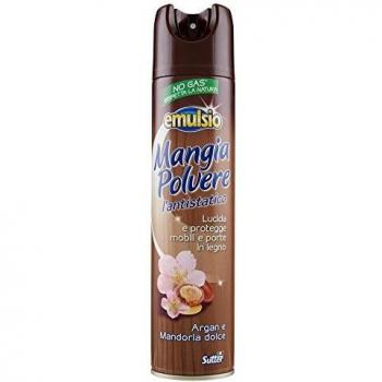 EMULSIO MANGIAPOLVERE PULISCE E ELIMINA LA POLVERE ARGAN E MANDORLA DOLCE ml. 300