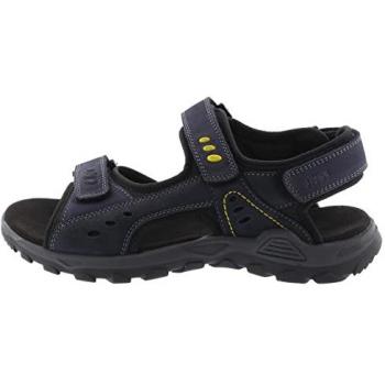 Sandalette Confort Sioux Bleu à Plat - 45
