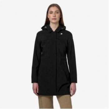 K-way Chaqueta de nylon negra para mujer