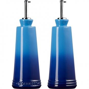 Le Creuset Stoneware Oil & Vinegar Set Blue 0.36ml