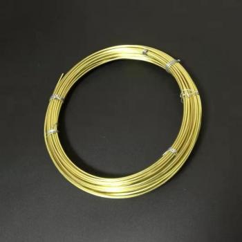 H65 CuZn36 Brass Wire 10 Meter 1.2/1.5/1.8/2 mm