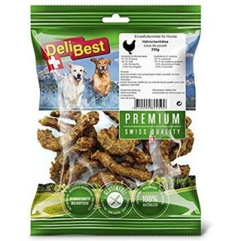 DeliBest Gourmet Hähnchenhälse Kauartikel - 250 g