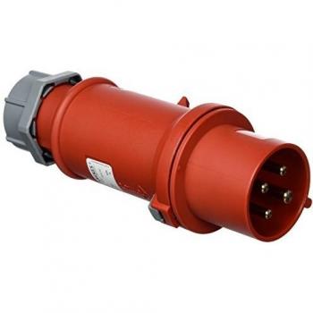 Mennekes 32A 4-Pole CEE Plug 400V Red