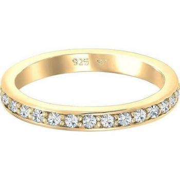 Anello Band Memoire in Argento Sterling 925 con Cristalli per Donna