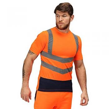 Regatta High Visibility Pro Hi-Vis Tee M Hi-Vis Orange/Navy
