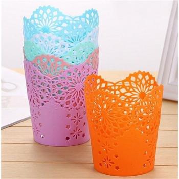 Rose Flower Makeup Brush Holder