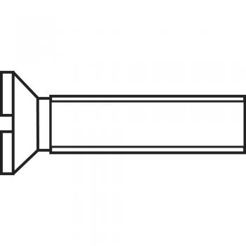 M3 12mm Zinc Plated Countersunk Screw DIN 963 - Steel - 1 Piece