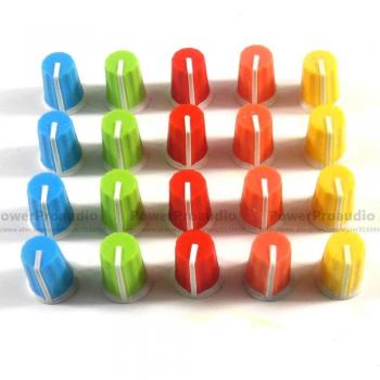 20PCS Colorful EQ Knobs for Pioneer DJM Mixers DJM-2000, 900, 850, 750, 700, 800
